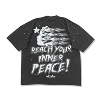HELLSTAR STUDIOS INNER PEACE TEE ‘WASHED BLACK’