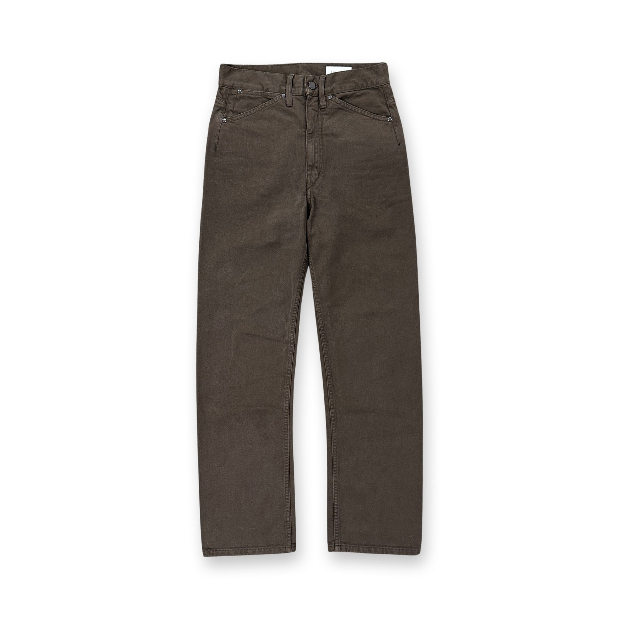 LEMAIRE STRAIGHT LEG JEANS ‘BROWN’ *