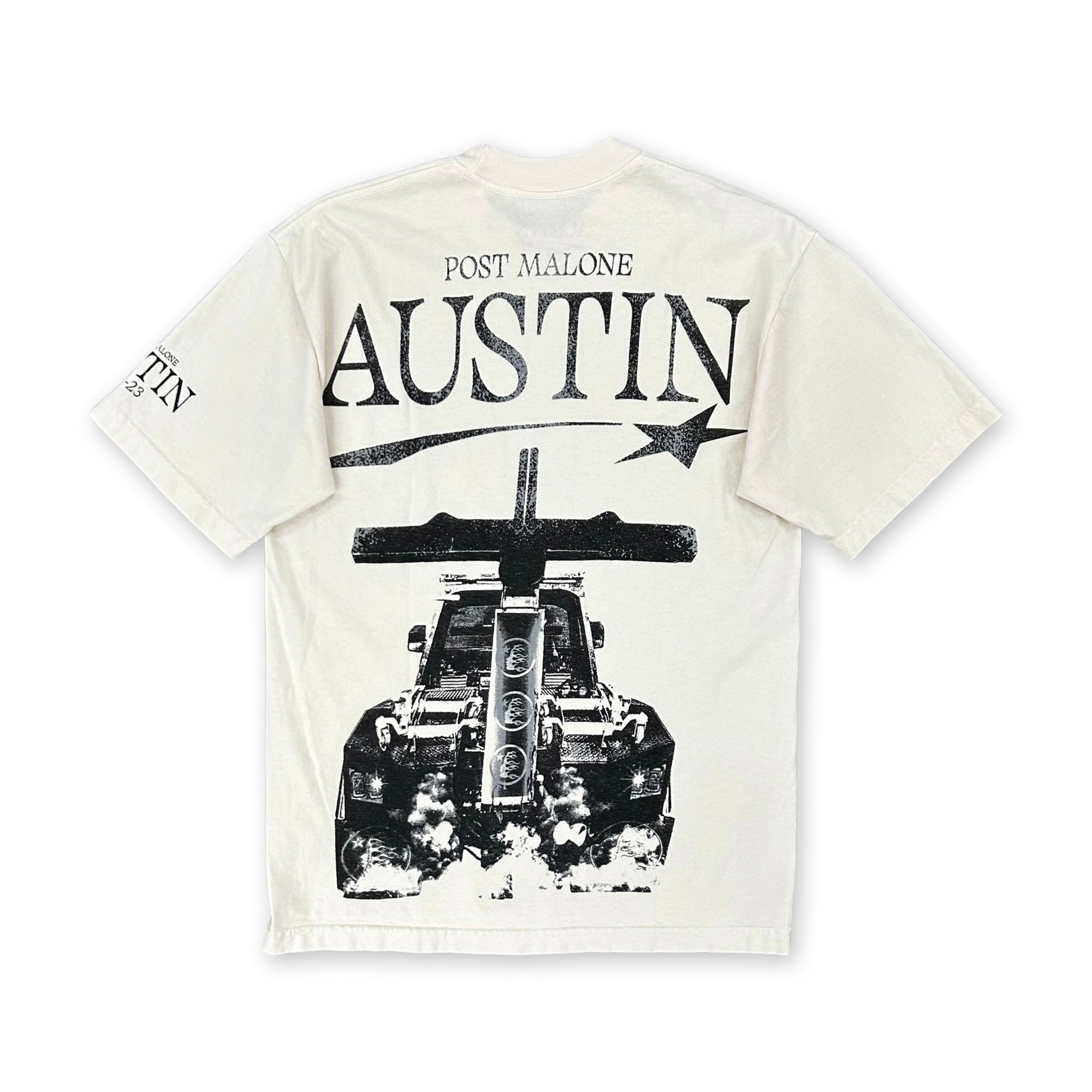 Hellstar Studios - Post Malone Austin Tee ‘White’