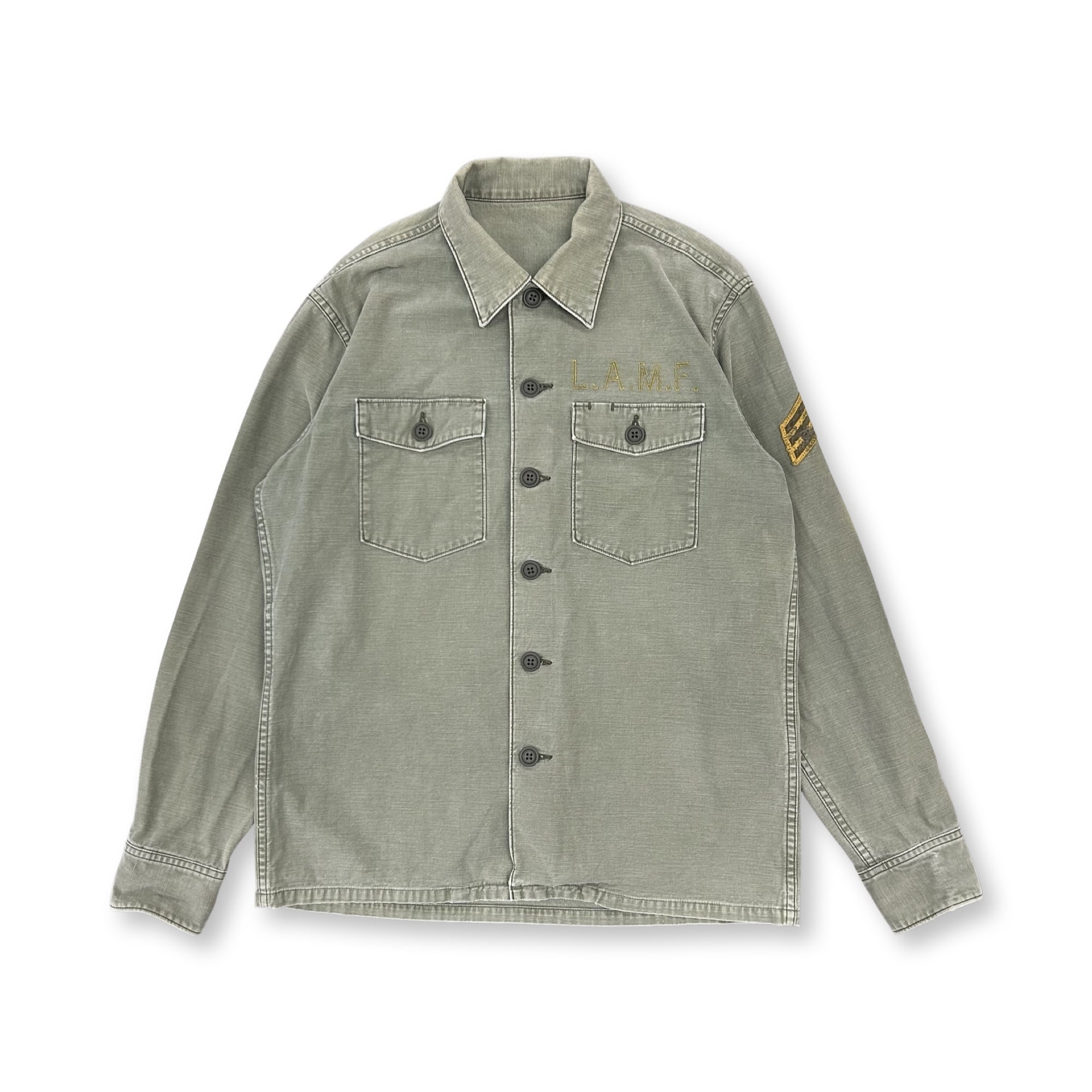 HYSTERIC GLAMOUR JOHNNY F*CKIN THUNDERS JACKET ‘OLIVE’