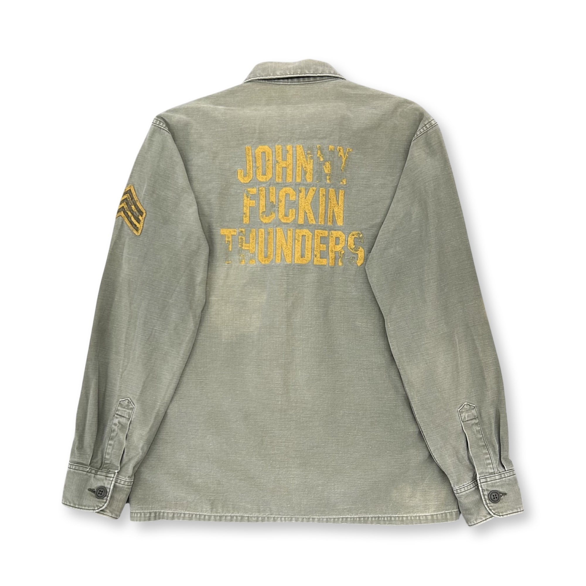 HYSTERIC GLAMOUR JOHNNY F*CKIN THUNDERS JACKET ‘OLIVE’