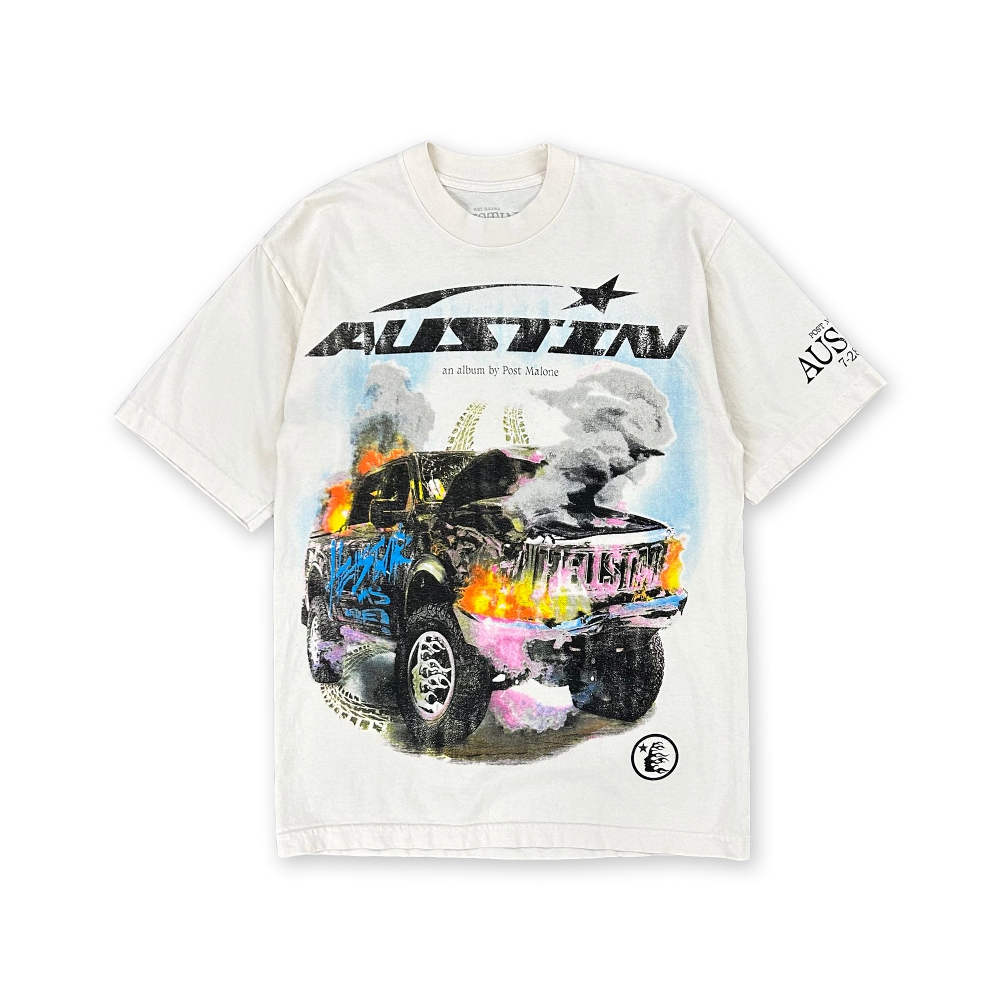 Hellstar Studios - Post Malone Austin Tee ‘White’