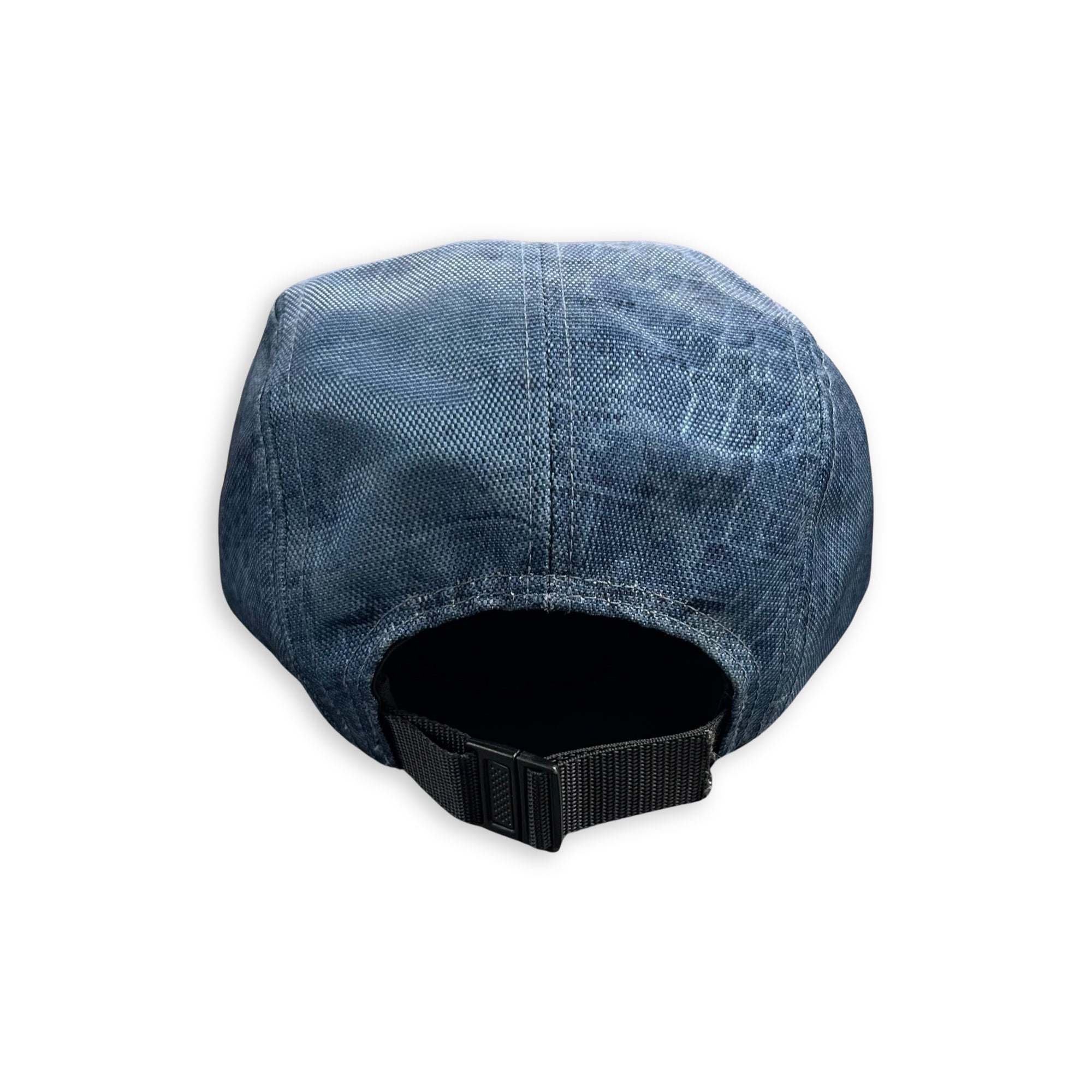 SUPREME CAMP CAP ‘SNAKESKIN BLUE’ *