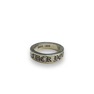 CHROME HEARTS F*CK YOU SPACER RING 6MM