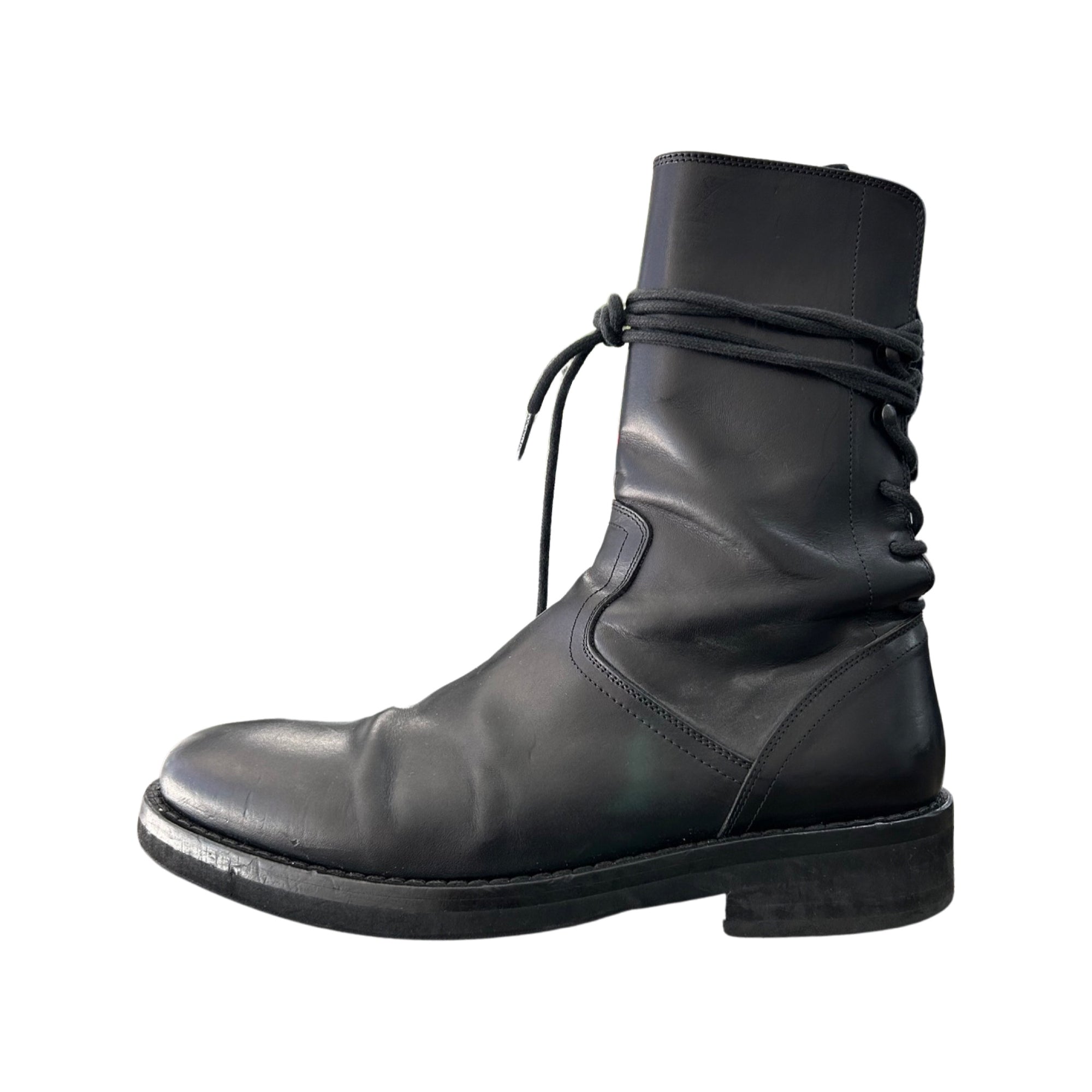 ANN DEMEULEMEESTER BACKLACE BOOTS